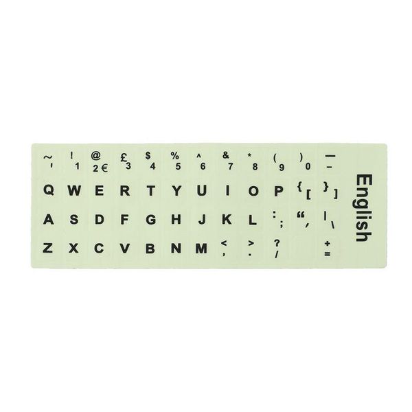 

keyboard covers 1pc fluorescent stickers luminous waterproof protective film