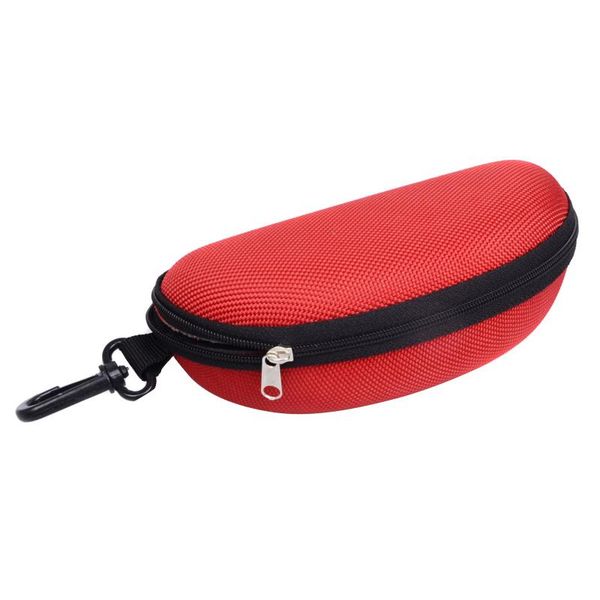 

storage bags portable sunglasses case glasses protector lightweight zipper eyeglass shell with carabiner dec889