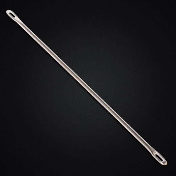 

sewing notions & tools double-eyed transfer needle for all 4.5mm standard gauge knitting machine ribber m89a, Black