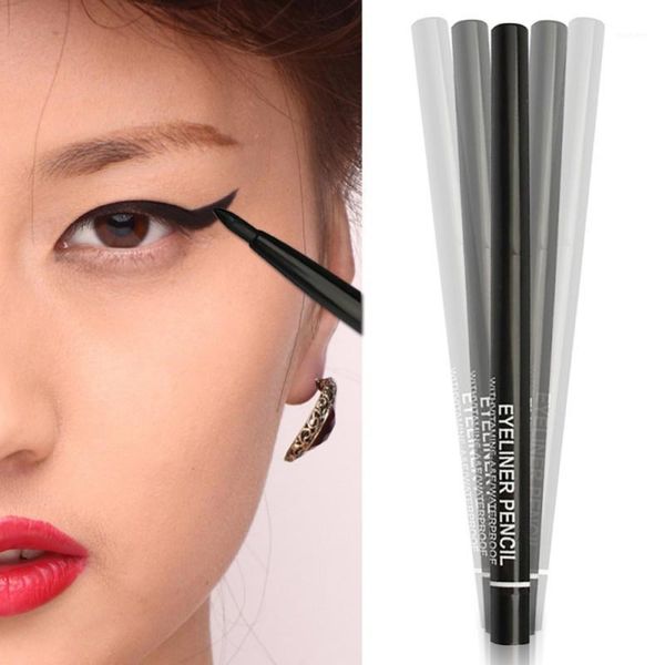 

1pcs black automatic rotation eyeliner pencil long lasting waterproof liquid not blooming eye makeup tool tslm21