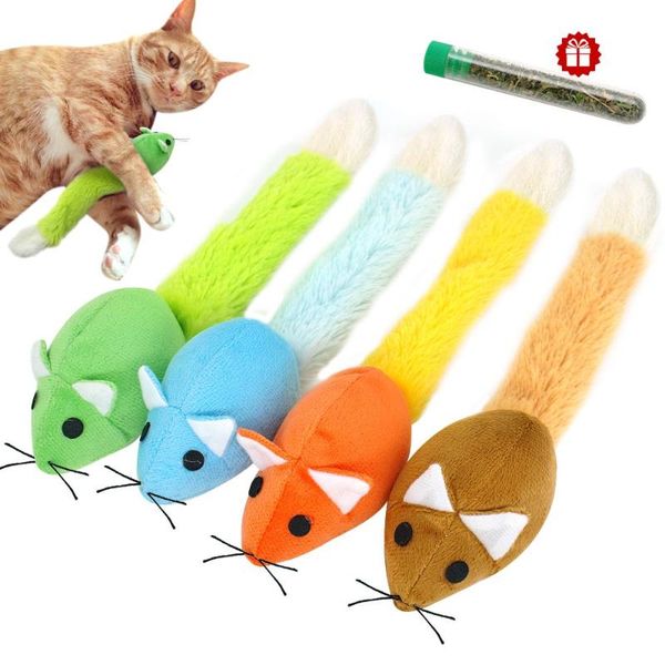 

cat toys funny toy mouse interactive cats teaser long tail scratch playing training catnip for kitten mice rat product