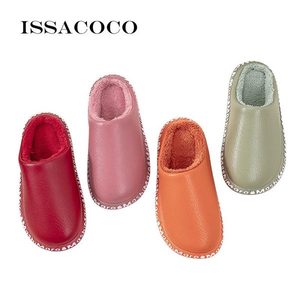

winter woman house girl slippers ladies' warm fur home soft indoor plush rubber for shoes women 2021, Black