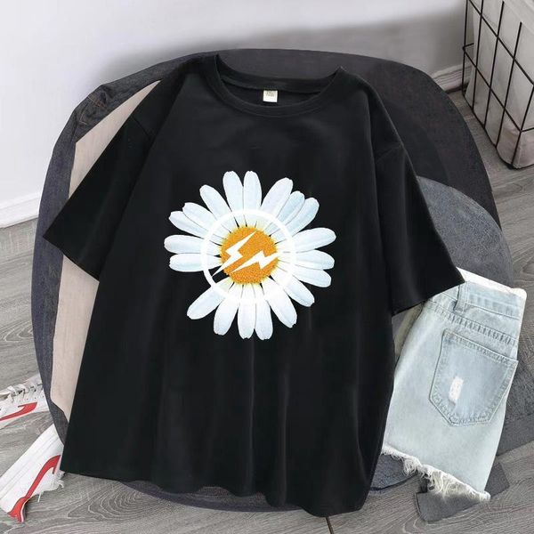 

men's t-shirts women tshirt harajuku beauty blowing bubbles cotton printed tees vogue pretty girl clothing leisure fashion female t-shi, White;black