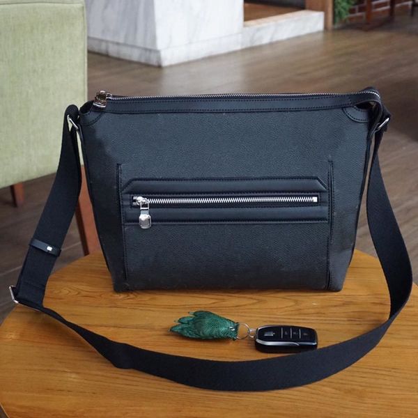 

messenger bag handbags wallets fashion handbag wide shoulder strap l letter plain men bags, Red;black