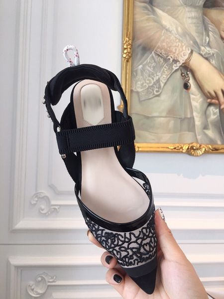 

2021 good quality fashion women luxurys designers shoes designer sandals womens luxury high heels sandal dress shoess with box size 35-41 -n, Black
