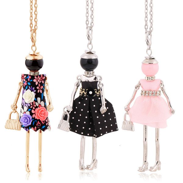 

necklaces pendants new arrival fashion necklace for women female pendant 2021 flower long girl lovely charm jewelry accessory gift, Silver