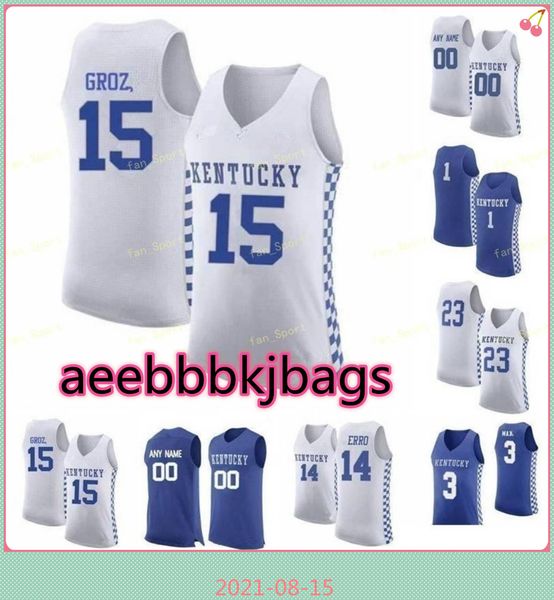 

ncaa college kentucky wildcats basketball jersey immanuel quickley malik monk 3 keldon johnson 2 jarred vanderbilt kevin knox ii custom stit, Black