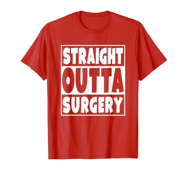 

straight outta surgery tee shirt get well gift, White;black