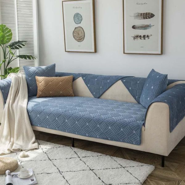 

chair covers sofa cover plush couch 12 color four seasons universal non-slip towel for living room l-shaped sofas protective case