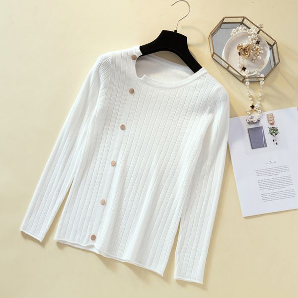 

knits buttons winter women sweater autumn long sleeve knitwear female knitted texture fashion girls pullovers basic white