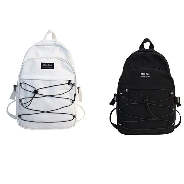 

backpack student teen bag canvas high school