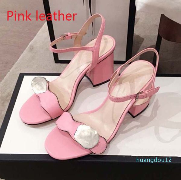 

designer- classics women shoes sandals fashion beach thick bottom slippers alphabet lady sandal leather high heel shoe slides, Black