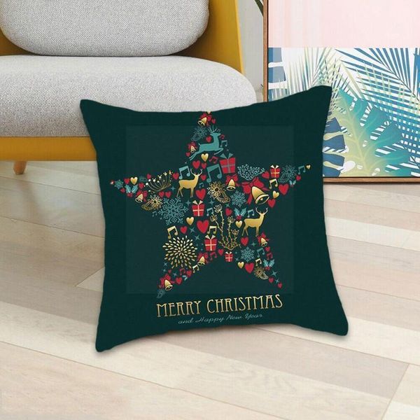 

pillow case christmas red green cotton pillowcase pure party soft fashion decoration sta r0n9