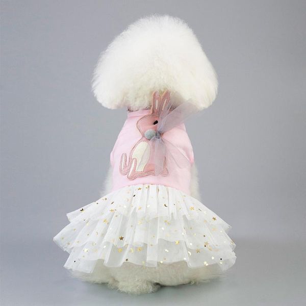 

dog apparel pet clothes dress sweety princess teddy puppy wedding dresses fot small medium dogs accessories#20