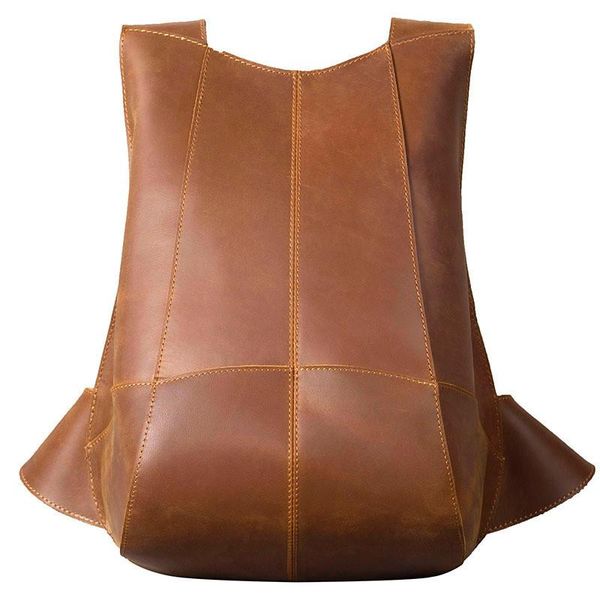 

backpack personality crazy horse leather men beetle bag retro original first layer cowhide male schoolbag ipad