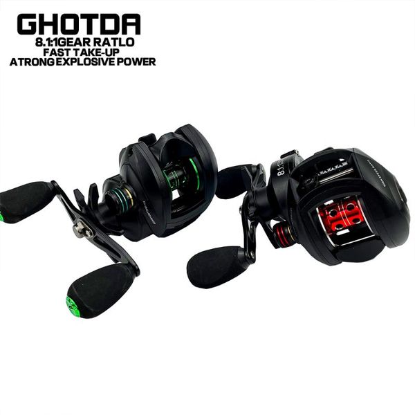 

fishing reel strong drag power 10kg baitcasting carp wheels tackle reels