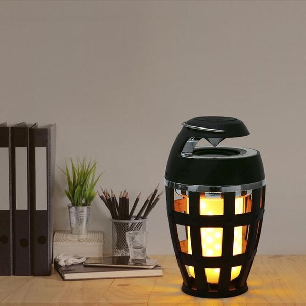 

bulbs led flame light portable outdoor indoor touch bluetooth speaker audio play music dance festival christmas party soft