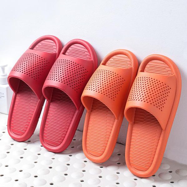 

summer indoor bathroom dots women slippers lightweight anti-slip eva ladies sandals soft thick sole men slides lovers, Black