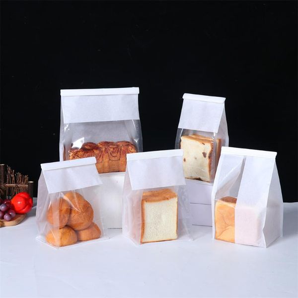 

storage bags 20pcs christmas gift bag cookie candy plastic lollypop bread packing party wedding decoration chocolate box