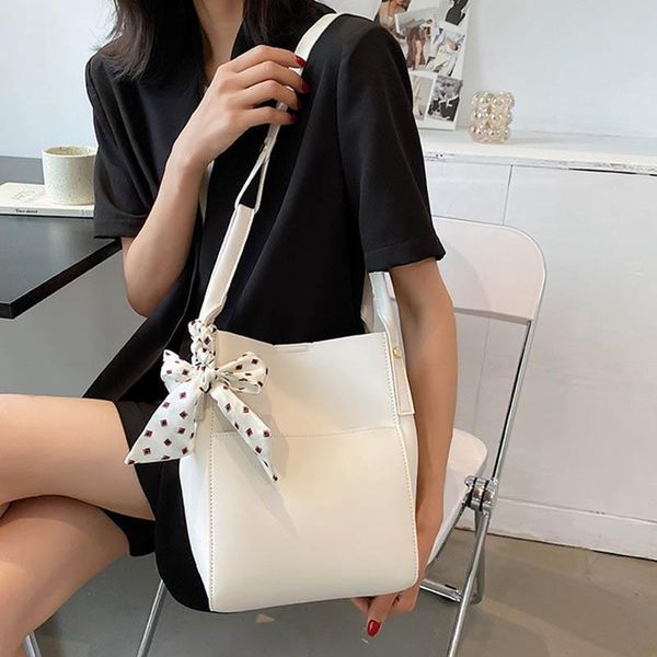 

evening bags 2021 summer simple bowknot handbags luxury ladies brand design messenger bag pu leather fashion shoulder