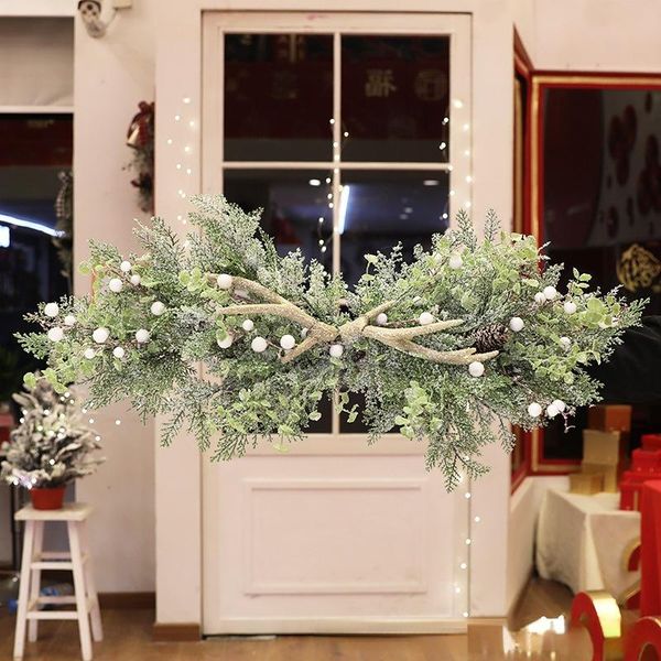 

decorative flowers & wreaths artificial christmas plant wall hanging decoration indoor and outdoor vine autumn party