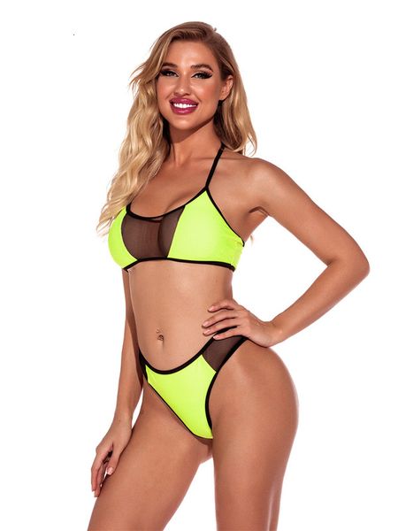 

swimsuit solid split 2021 bikini, Black;white