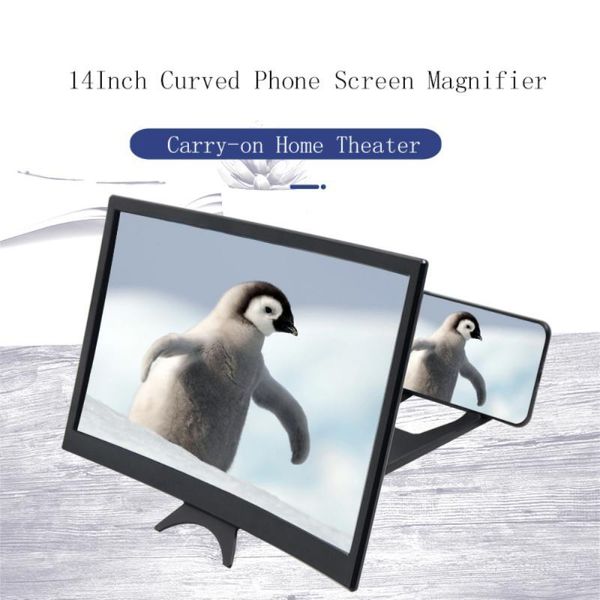 

inches portable 3d mobile phone screen universal magnifier magnifying glass expander cell mounts & holders