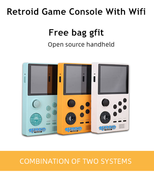 

retroid pocket game console open source android moonlight dual system with wifi wireless retro games tv video handheld player portable playe