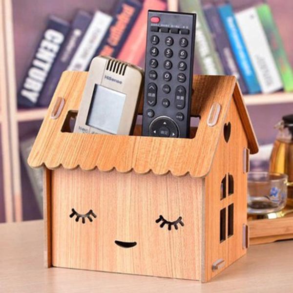 

tissue boxes & napkins multi-functional wooden box living room coffee table detachable tray remote control debris storage