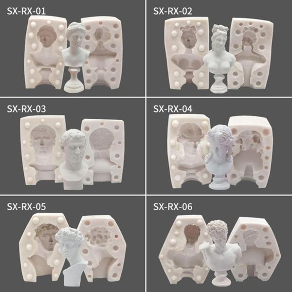 

craft tools great artist figure head david plaster portrait model candle making mould diy resin silicone epoxy mold