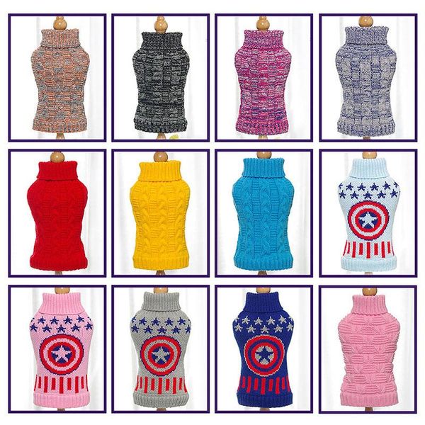 

dog apparel winter clothes knitwear chihuahua sweater for small medium dogs yorkshire poodle costume gatos dachshund sweter dla psa
