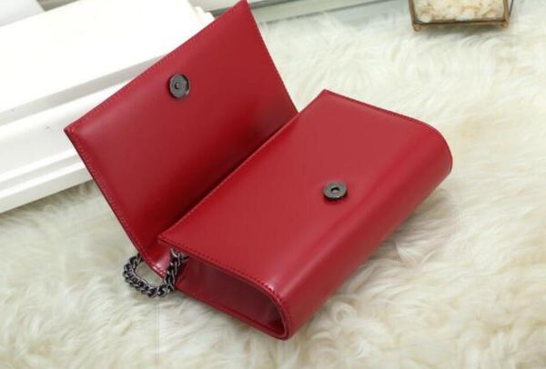 

women's new chain shoulder bag decorative handbag messenger bag black white red pink