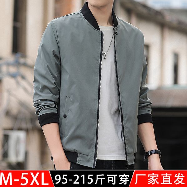 

luxury women's jackets coat 2021 autumn korean fashion trend handsome casual et baseball collar men's cloth, Black;brown