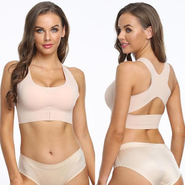 

bras bra women gather correction hunchback bralette without bones underwire women's underwear tube set for female brassiere, Red;black