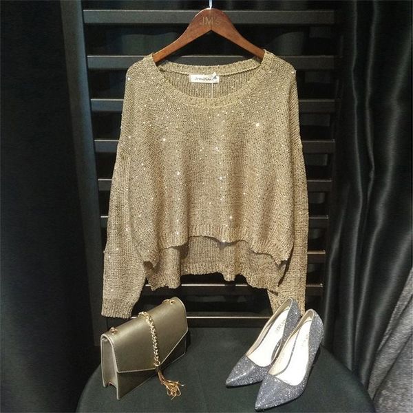 

women's sweaters european and american brands with the same spring female round neck sweater, White;black