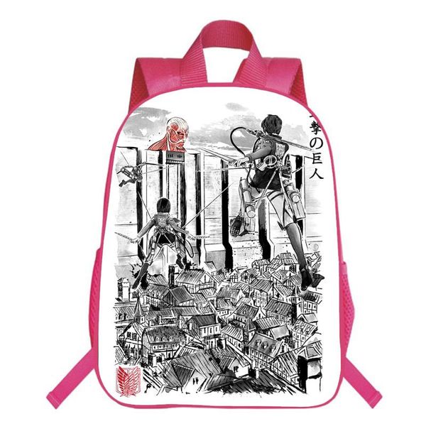 

backpack attack on titan teens travel bags fashion pattern knapsack beautiful students school rucksack