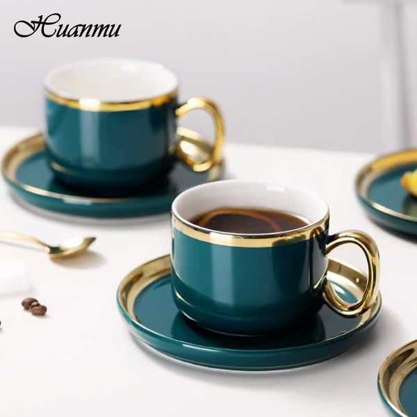 

cups & saucers coffee cup ceramic european style with spoon and saucer afternoon tea set high-end british single simple elegant