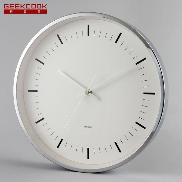 

simple digital wall clock silent metal lliving room bed modern design reloj depared vintage home decor bx50wc clocks