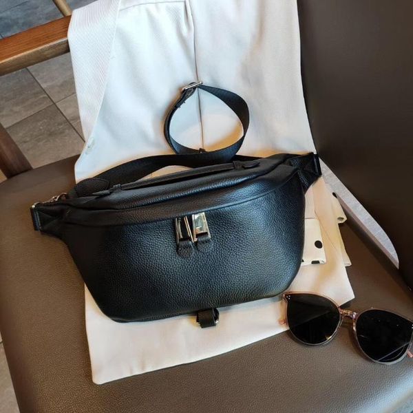 

waist bags chest bag ladies genuine cow leather women shoulder messenger