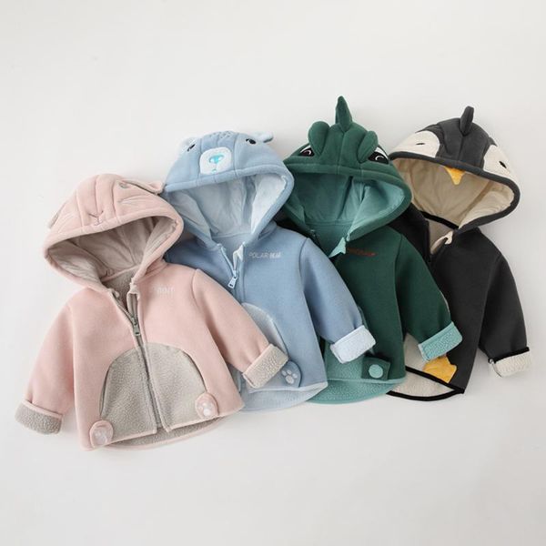

down coat children parkas baby girls boy cute hooded zipper thick warm outwear kids hoodies jackets winter, Blue;gray
