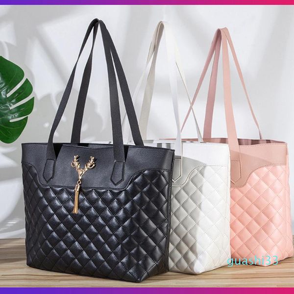 

evening bags women cute fashion elk tassel chain women's big tote bag diagonal cross shoulder