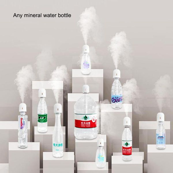 

portable ultrasonic mini air humidifier usb for home rechargeable diffuser led light mist maker in car humidifiers