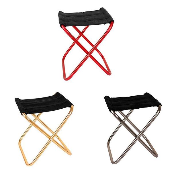 

outdoor folding fold aluminum chair stool seat fishing camping foldable ultra light weight portable accessories