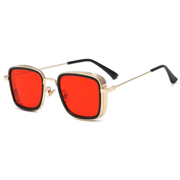 

mirrors sunglasses men's retro trendy metal frame steampunk glasses