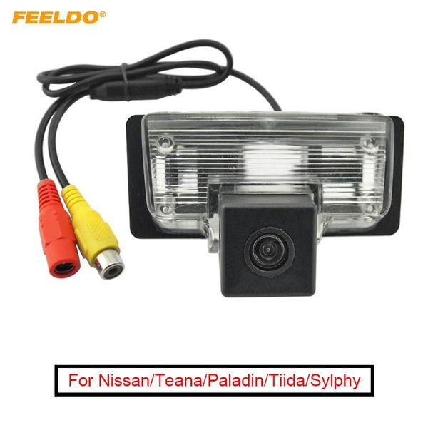 

car rear view cameras& parking sensors feeldo 1set waterproof camera for /teana/paladin/tiida/sylphy reverse #am6310