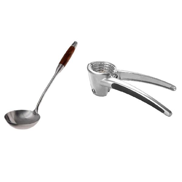 

spoons long soup ladle, 304 stainless steel large spoon & for all nuts walnut cracker pecans hazelnut walnuts plier