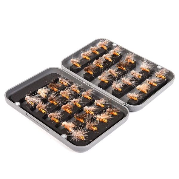 

40pcs/box insect bait lure bee hook trout artificial fishing lures outdoor insects baits set flie combo hooks
