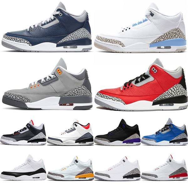 

jumpman men basketball shoes midnight navy cool grey unc fire red varsity royal court purple mens trainers sneakers size 40-47