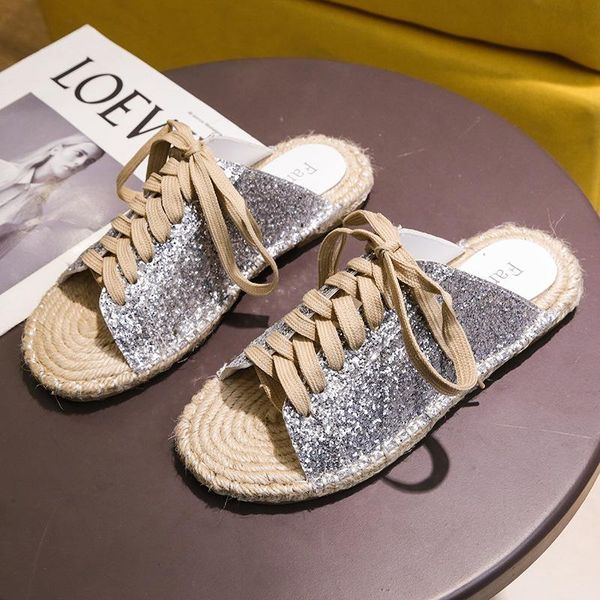 

slippers ankle strap solid beach flat slides women open toe summer novelty sweet ladies shoes, Black