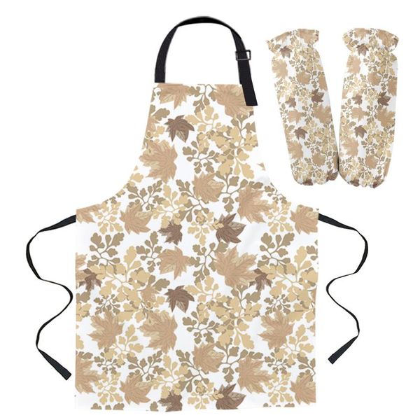 

aprons autumn retro texture kitchen apron baking accessories sleeveless for men women home cleaning tools